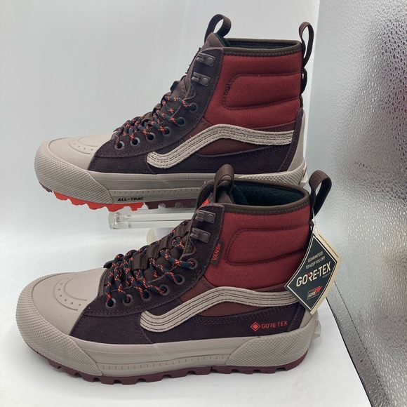 Vans Sk8-Hi Gore-Tex. MTE Chocolate Brown Boots Size (7.5 Men)(9 Women) - Picture 1 of 9